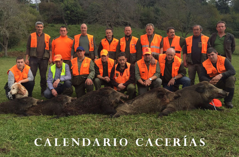 Calendario cacerías